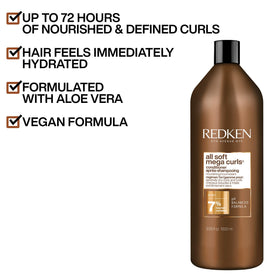 Redken creamy conditioner texture shown on palm illustrating rich hydration