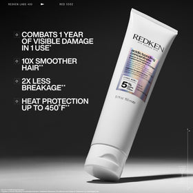 Redken creamy texture close-up demonstrating concentrated consistency for efficient coverage