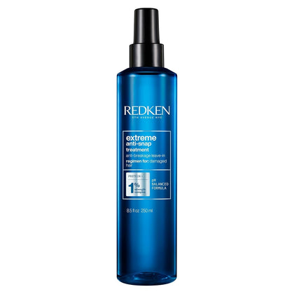 Redken Extreme Anti-Snap front bottle showing label and benefit for fortifying hair