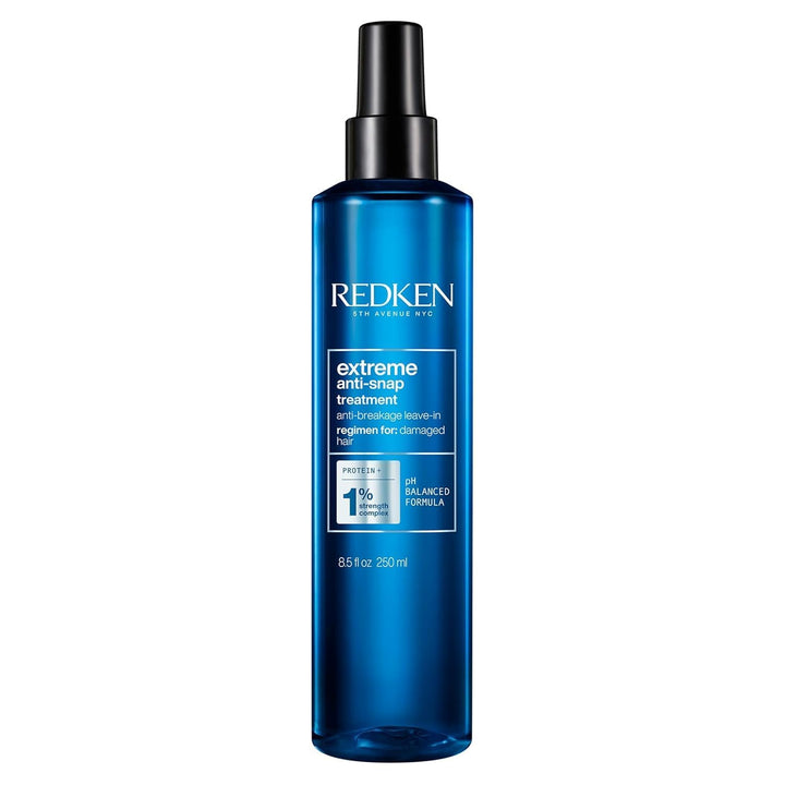 Redken Extreme Anti-Snap front bottle showing label and benefit for fortifying hair