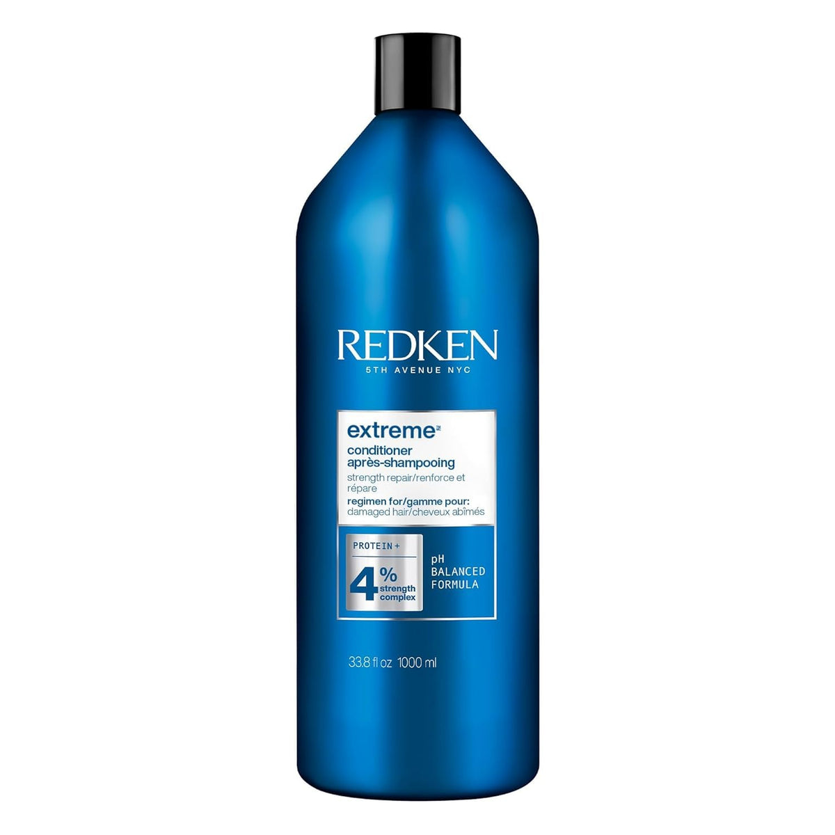 Redken Extreme Conditioner front packaging shows product and size utility