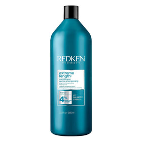 Redken Extreme Length front bottle showing full 33.8 oz packaging and benefit