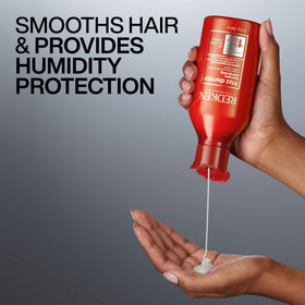 Redken Frizz Dismiss babassu oil ingredient visual for moisture shield