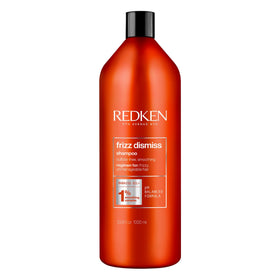 Redken front bottle view showing sleek packaging and smoothing benefit