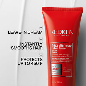 Redken cream texture close-up highlighting silky smooth spread and hydration