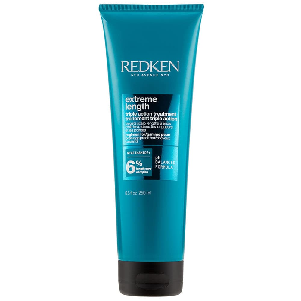 Redken front packaging showing Extreme Length mask and professional benefits