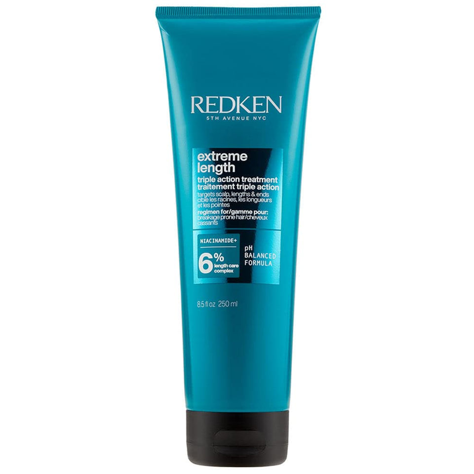 Redken front packaging showing Extreme Length mask and professional benefits