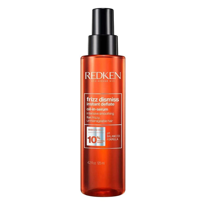 Redken front packaging showing bottle and branding for quick identification and trust