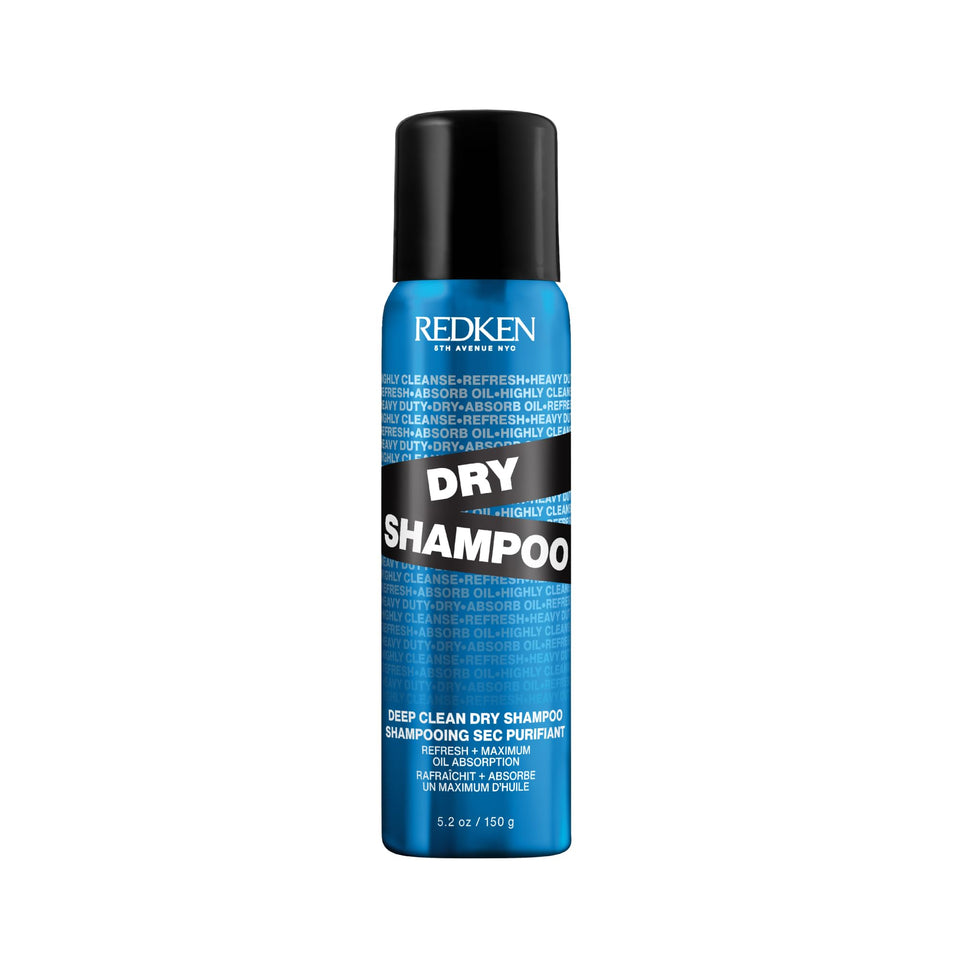 Redken front packaging showing 5.2 oz can and clear label for quick identification