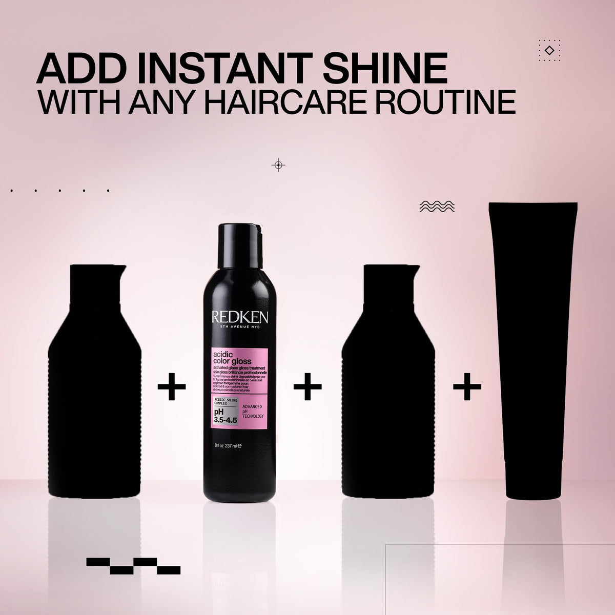 Redken ingredient focus with apricot oil droplet, showing nourishing benefit