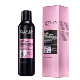 Redken front packaging showing bottle and label, visible professional finish