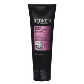 Redken gloss-in-mask front jar showing packaging and instant shine benefit