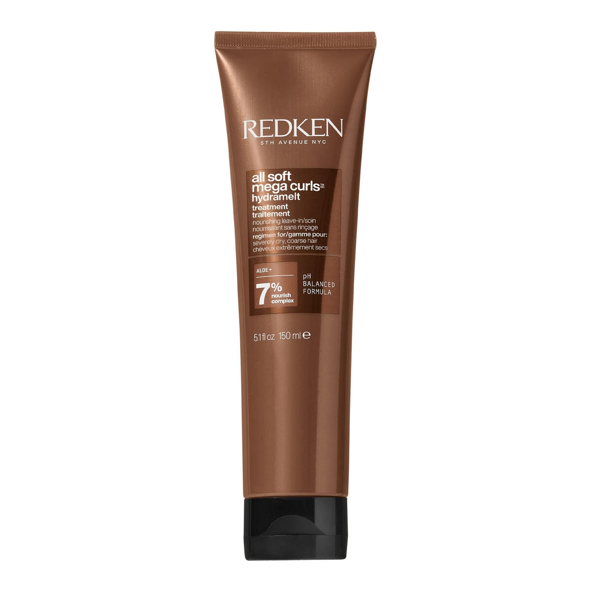 Redken Hydramelt front packaging showing bottle and label for clear product ID and appeal