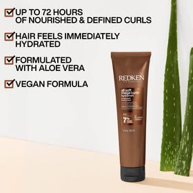 Redken Hydramelt pump dispensing creamy texture demonstrating easy application benefit