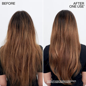 Redken ingredient display highlighting citric acid for smoother cuticles