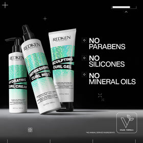 Redken squalane and jojoba visual emphasizing natural hydration benefits