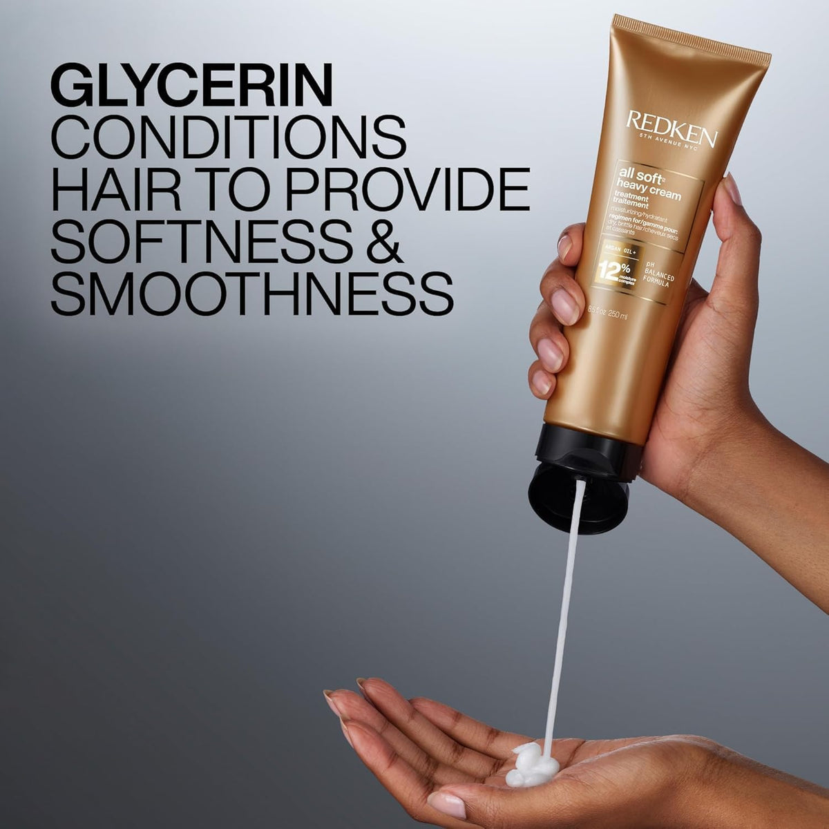 Jar beside ruler showing Redken product size for visual scale and value