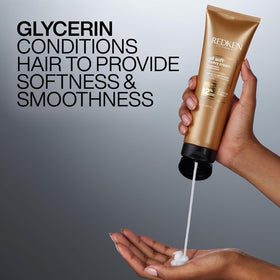 Jar beside ruler showing Redken product size for visual scale and value