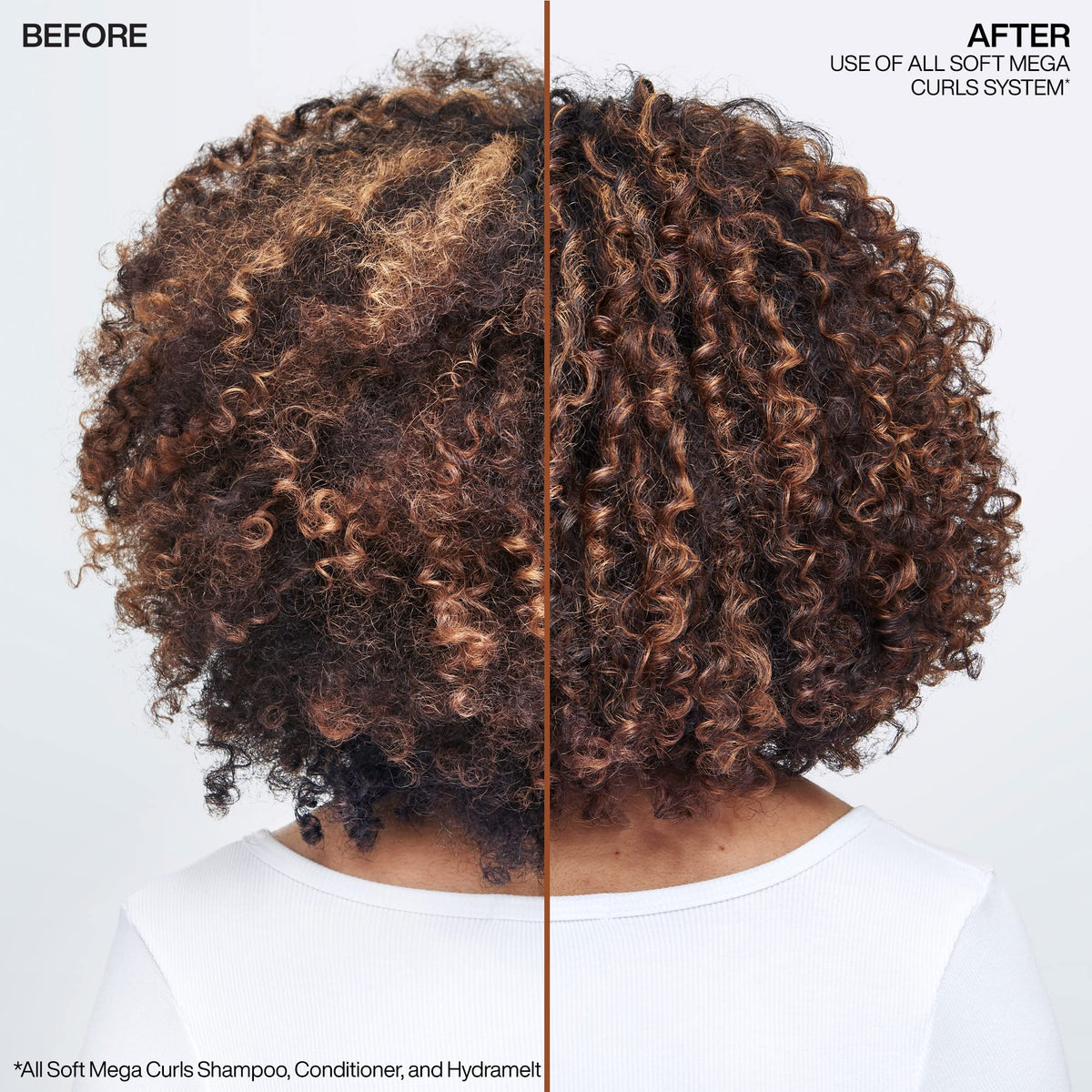 Redken label close-up highlighting ingredients and professional formulation benefits
