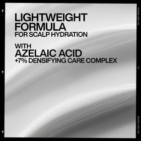 Redken ingredient label close-up showing key densifying complex information for transparency