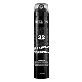 Redken Max Hold Hairspray front packaging showing brand and product benefit