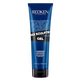 Redken Max Sculpting Gel front packaging showing label and glossy finish benefit