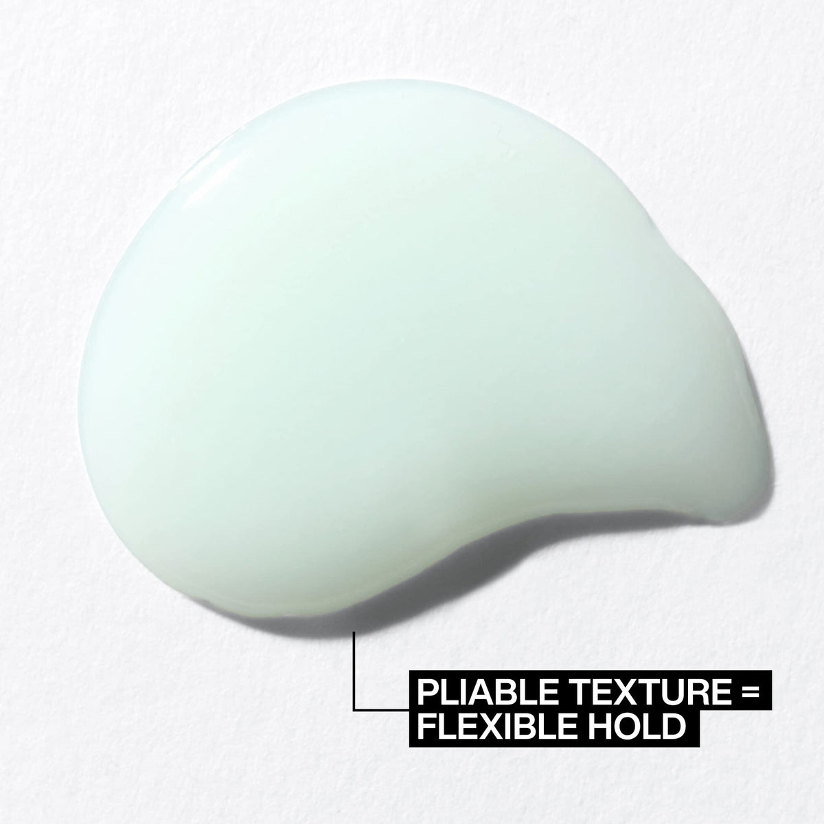 Redken pliable paste before and after styling comparison showing added texture and natural separation