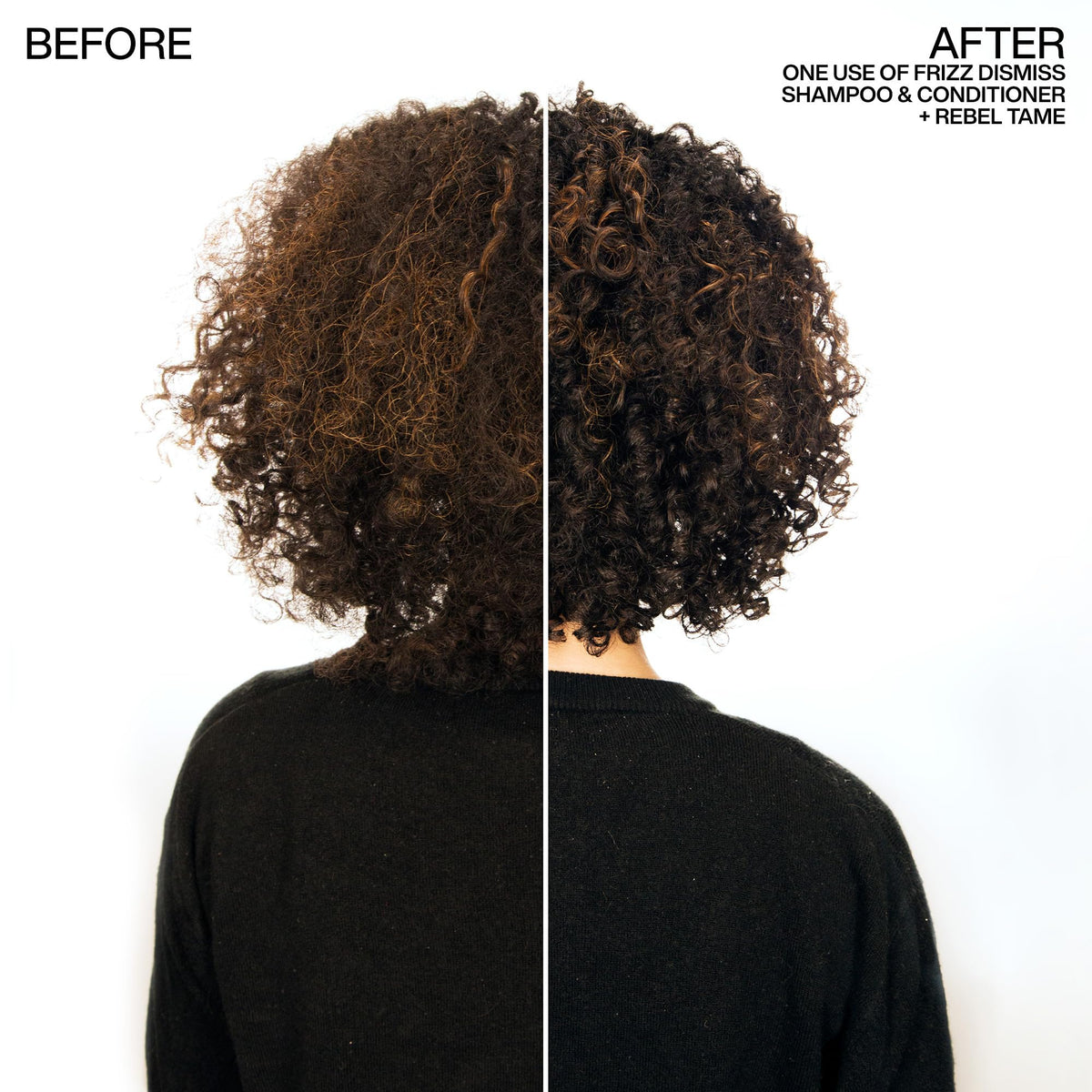Redken pouring on hand demonstrating slip and hydration benefits before rinse