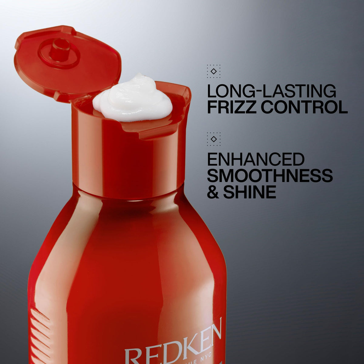 Redken pump dispense delivering controlled conditioner amount for easy use