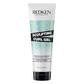 Redken sculpting curl gel front packaging showing product benefit
