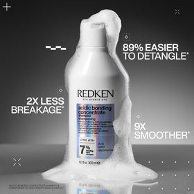 Redken thick shampoo texture close-up demonstrating concentrated coverage