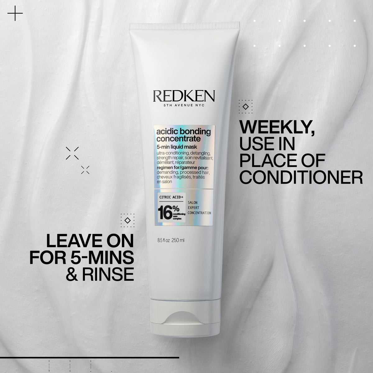 Redken 1 fl oz bottle in hand showing compact travel-friendly size and convenience