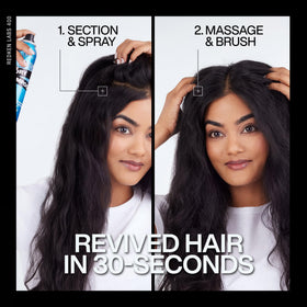 Redken size comparison with travel item showing 5.2 oz jumbo value