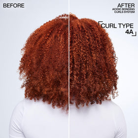 Redken used with diffuser showing protection and lasting curl definition