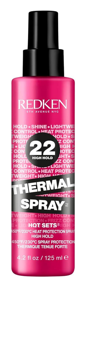 Redken bottle front packaging showing product and high hold benefit