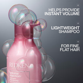 Redken shampoo pump top closed for easy dispensing and control