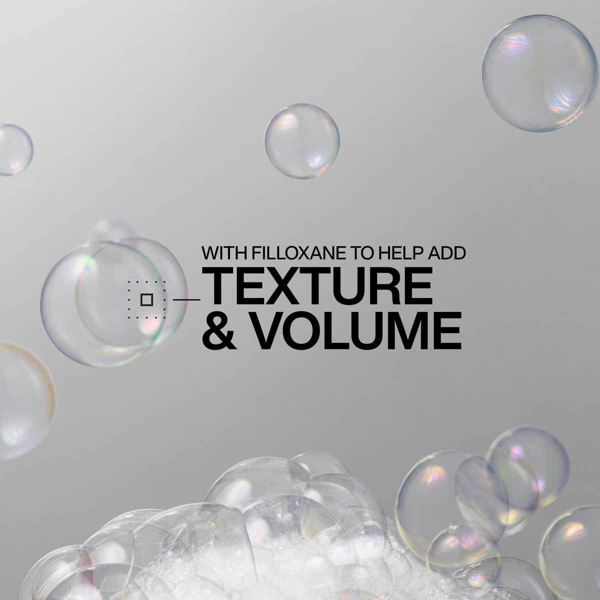 Redken shampoo lather texture close-up showing lightweight foam and gentle cleanse benefit