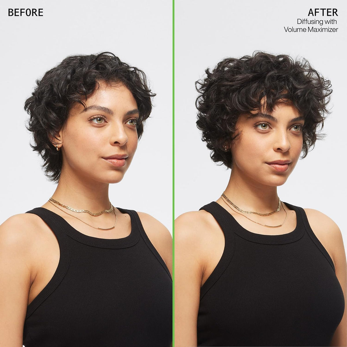 Redken applied during blow dry creating long lasting body and movement