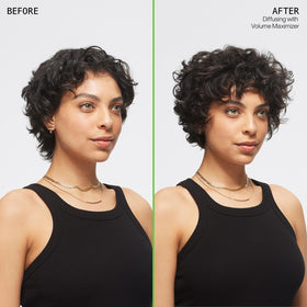 Redken applied during blow dry creating long lasting body and movement