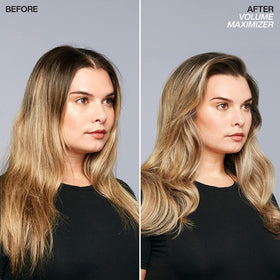 Redken spray in use at roots demonstrating instant lift and fuller look