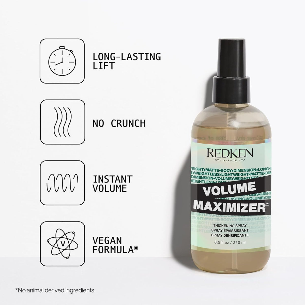 Redken closeup mist texture illustrating fine spray for even coverage