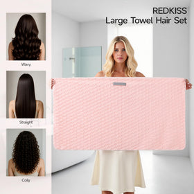 REDKISS close-up of cloud-like microfiber texture for faster absorbency