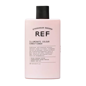 REF bottle front view showing product and color protection benefit