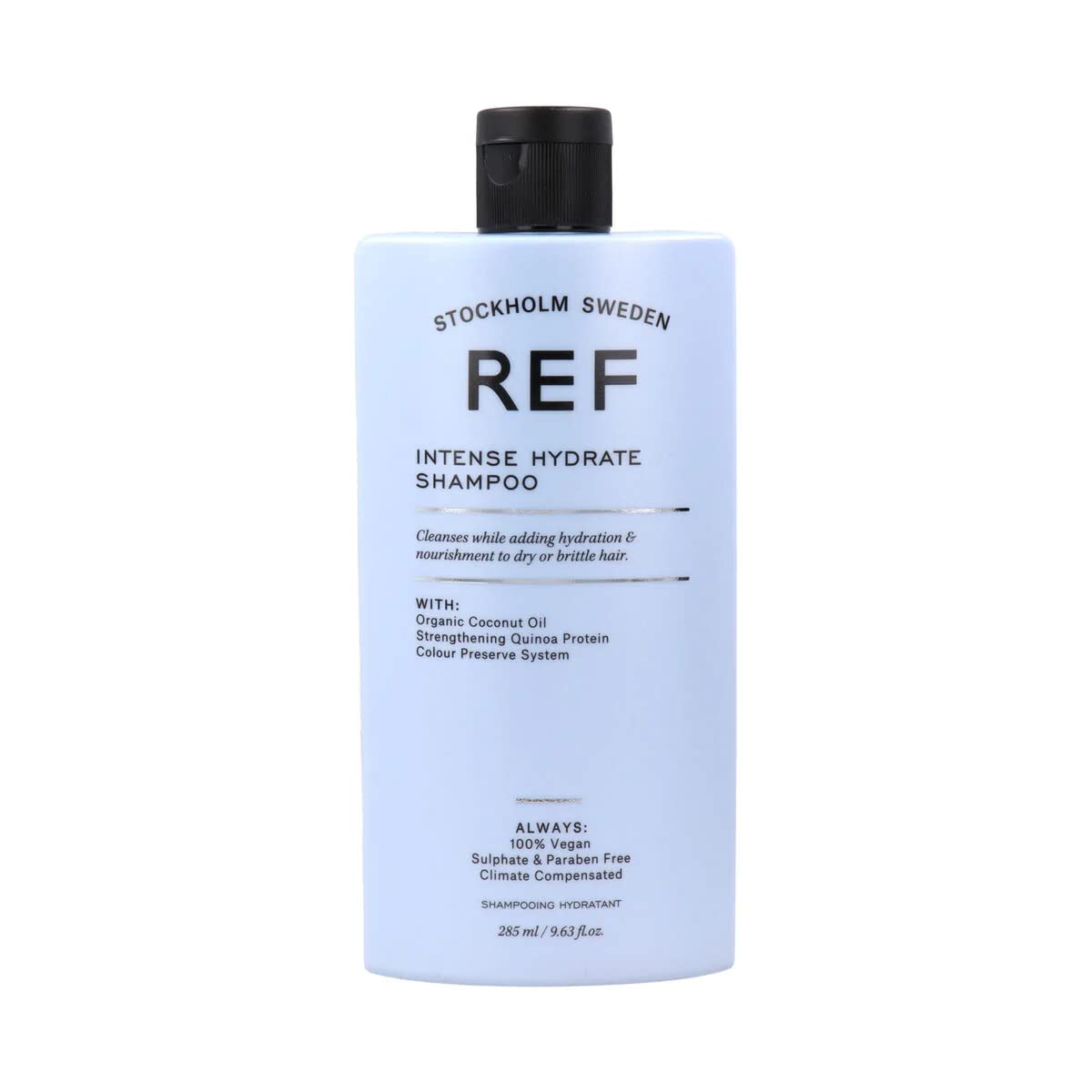 REF front bottle showing label and hydrating benefits