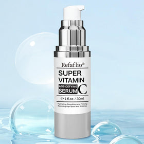 Refaflio application with hand drops demonstrating easy absorption