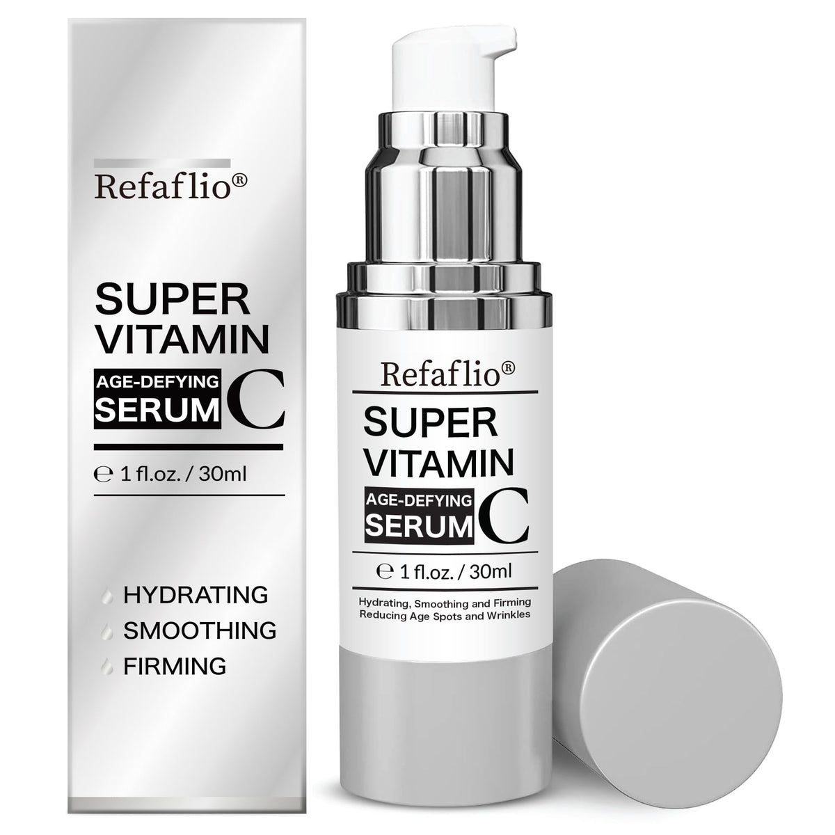Refaflio front bottle 30ml showing packaging and clear brand label benefits