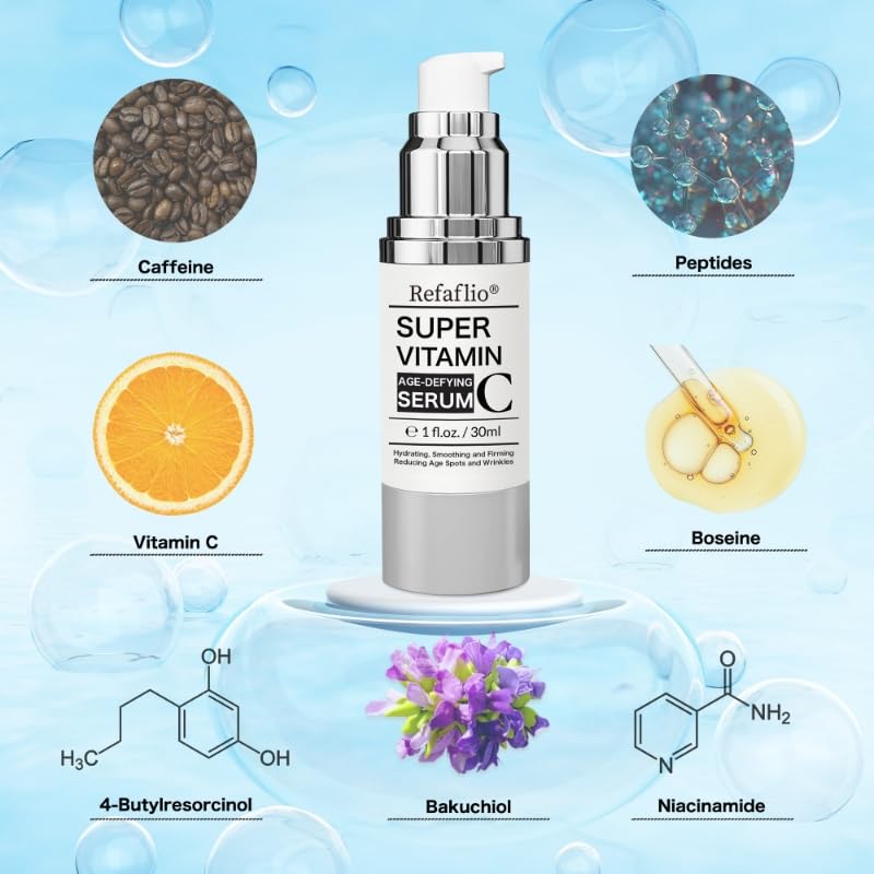 Refaflio dropper releasing serum showcasing smooth texture and quick absorption