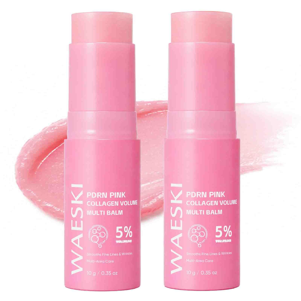 Regpem collagen balm front packaging showing product and twin sticks, easy identification benefit
