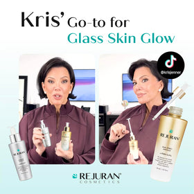 REJURAN close-up of serum texture showing lightweight hydration
