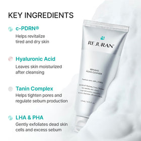 REJURAN before and after texture comparison showing smoother pores